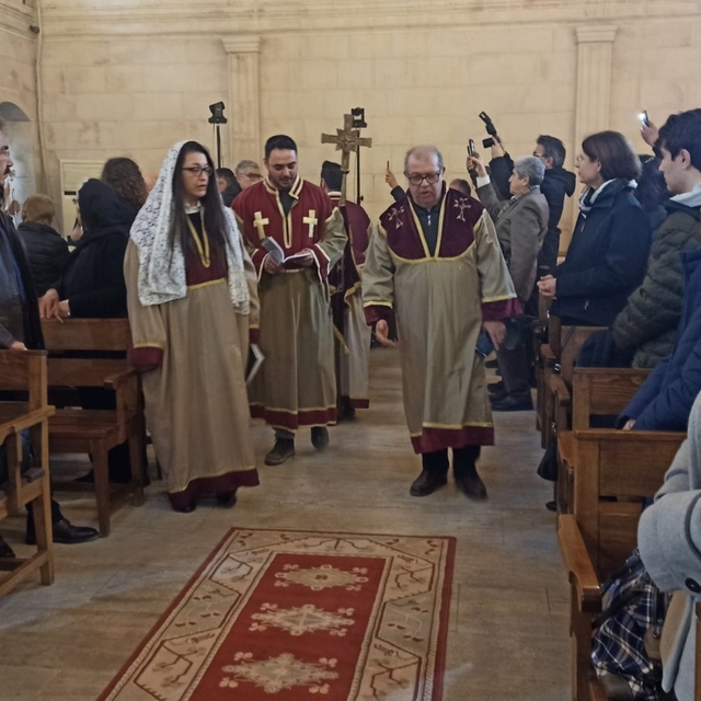 Hatay'da Karasun Manuk Kilisesi'nde '40 Şehitleri Anma' ayini