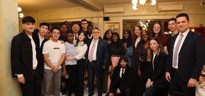 Rektör Özölçer uluslararası öğrencilerle iftar sofrasında buluştu