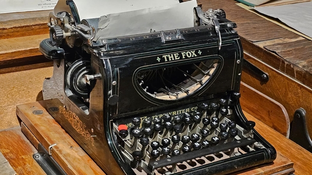 Tarihi daktilo Kent Müzesi'nde geçmişe ışık tutuyor