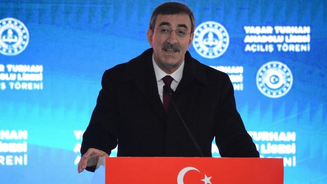 Cumhurbaşkanı Yardımcısı Yılmaz: "Türkiye Cumhuriyeti olarak biz hem haklı hem güçlü olacağız"
