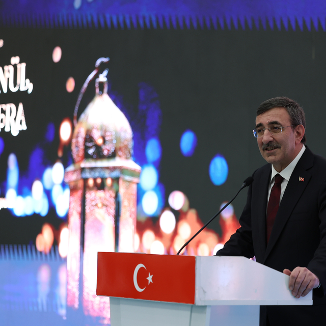 Cumhurbaşkanı Yardımcısı Yılmaz, Bingöl'de iftar programında konuştu: