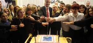 Samsun'da sağlık çalışanları Tıp Bayramı'nı kutladı ardından iftarda buluştu