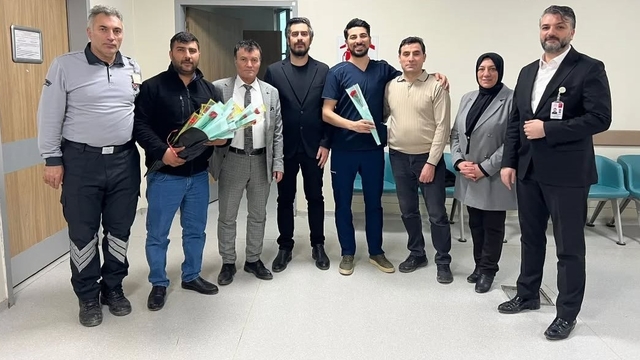 Bayburt'ta sağlık çalışanlarının 14 Mart Tıp Bayramı kutlandı