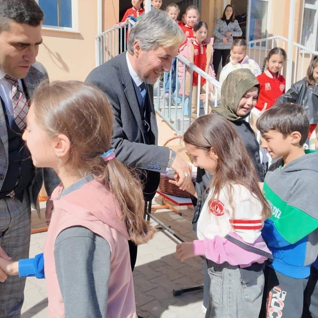 Kütahya Şehit Semih Akyıldız İlkokulu'nda bayramlaşma programı