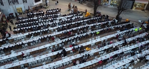 Ordu'da bin 500 kişi iftar sofrasında buluştu