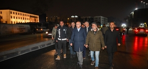 Malatya'da, İnönü Caddesi yeniden trafiğe açıldı