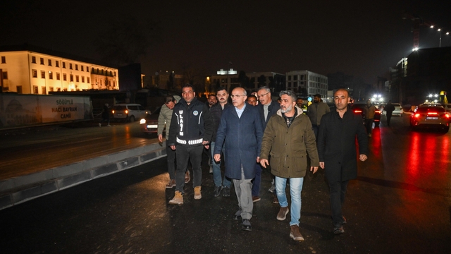 Malatya'da, İnönü Caddesi yeniden trafiğe açıldı