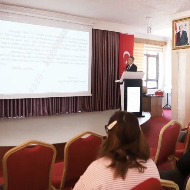 Milli eğitim personeline resmî yazışma kuralları anlatıldı