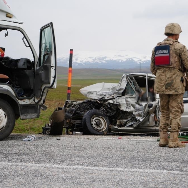 Erzurum'da jandarma bölgesinde bir ayda 16 kişi trafik kazalarında yaraland...