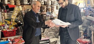 Keban Müftüsü Çiçen'den esnafa ziyaret
