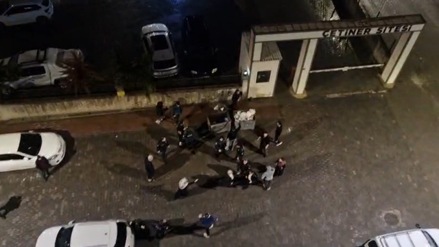 Kaza sonrası çıkan kavga kamerada