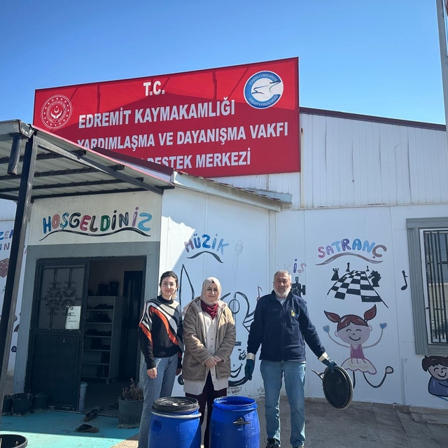 Van'da bitkisel atık yağlar geri dönüşüm için toplanıyor