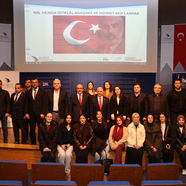 İstiklal Marşı'nın kabulünün 105. yılında Mehmet Akif paneli düzenlendi