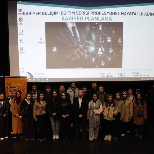 Kariyer planlama eğitimi gerçekleştirildi