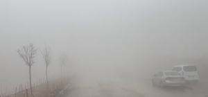 Besni'de sağanak yağış ve yoğun sis etkili oldu