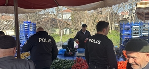Pazarda cüzdan hırsızlığı iddiası polisi harekete geçirdi