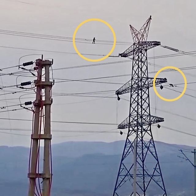 Yüksek gerilim hattında tehlikeli mesai