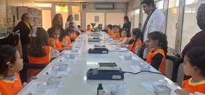 Köyceğizli minikler mum yapımını öğrendi