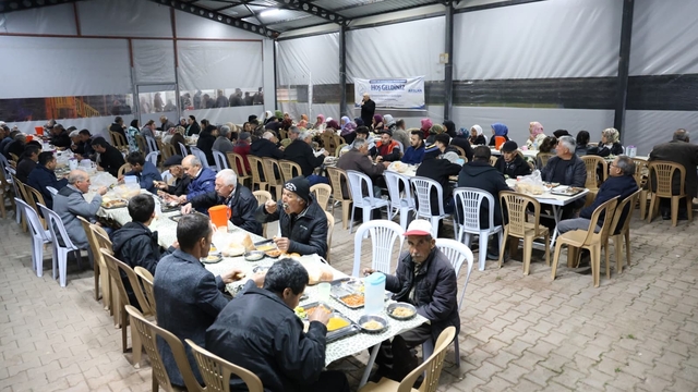 Çameli'de gönül sofraları Emecik Mahallesi'nde kuruldu