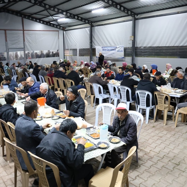 Çameli'de gönül sofraları Emecik Mahallesi'nde kuruldu