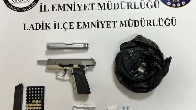 Ladik'te uyuşturucu operasyonu