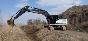 Iğdır’da sulama kanalları sezon öncesi hazırlandı