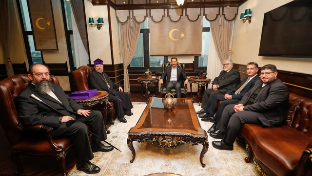 Türkiye Ermenileri Patriği Maşalyan'dan Hatay Valisi Mustafa Masatlı'ya ziyaret