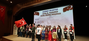 Şahinbeyli öğrenciler İstiklal Marşını en güzel okumak için yarıştı
