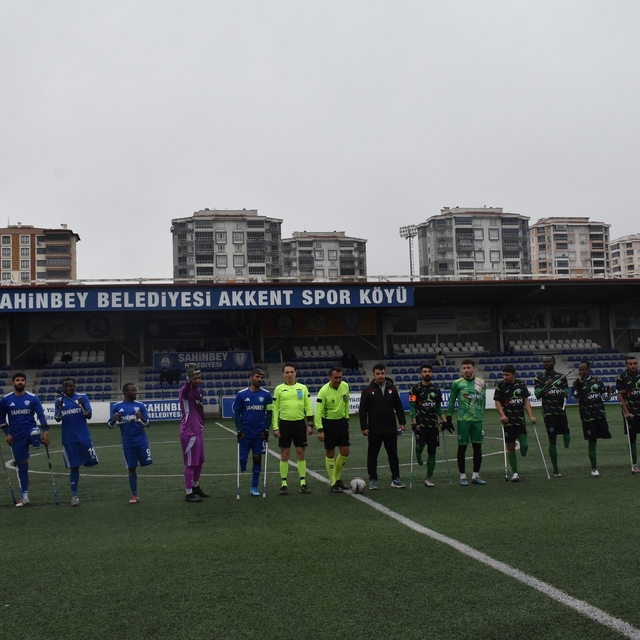 Şahinbey Ampute'den farklı galibiyet