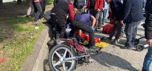 Aydın'da iki motosikletin karıştığı kaza kamerada; 1'i ağır, 3 yaralı