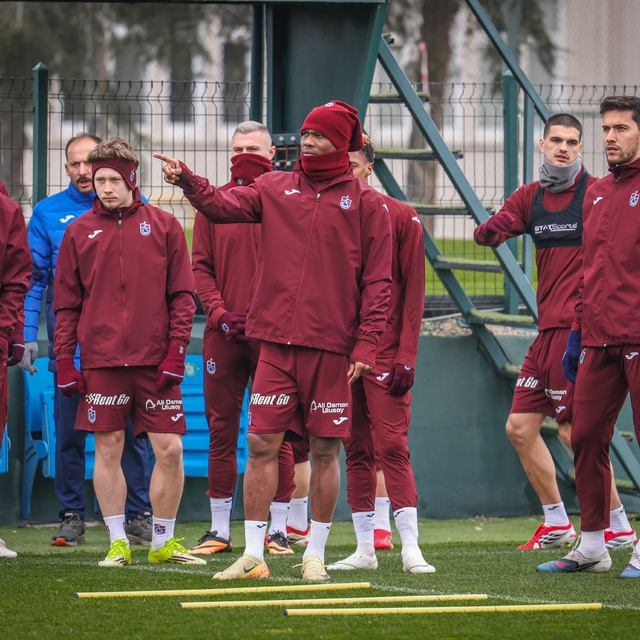 Trabzonspor ara vermeden Eyüpspor maçı hazırlıklarına başladı