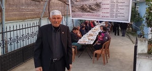 Çanakkale şehitlerinin sofrası Sarıgöl’de kuruldu