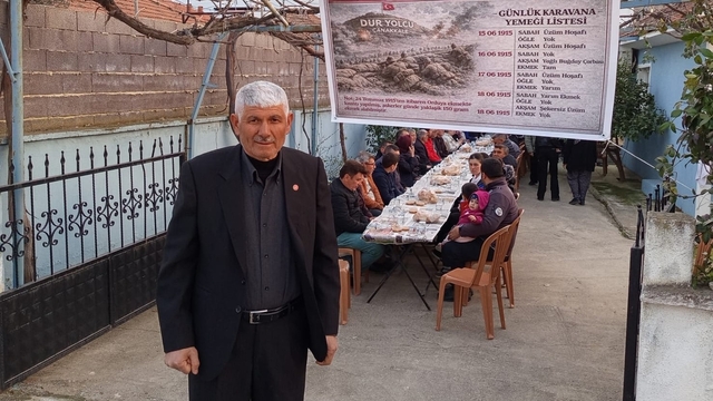 Çanakkale şehitlerinin sofrası Sarıgöl'de kuruldu