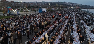 Tekirdağ'da yaklaşık 8 bin kişi birlikte iftar yaptı