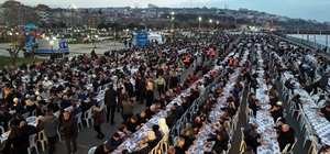 Tekirdağ sahilindeki iftar buluşmasına 8 bin kişi katıldı