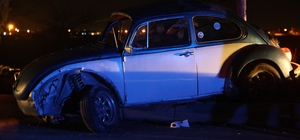 Konya’da kontrolden çıkan otomobil takla attı: 3 yaralı