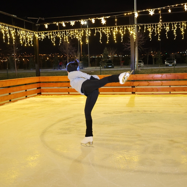 Büyükşehir ile açık hava buz pisti heyecanı başlıyor