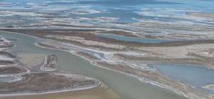 Kuruma tehlikesi yaşanan Tuz Gölü yeniden canlandı