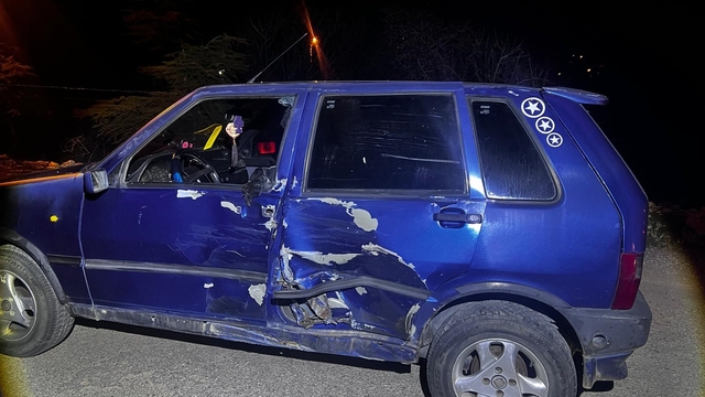 Otomobilin motosikletle çarpıştığı kazada 2 kişi yaralandı