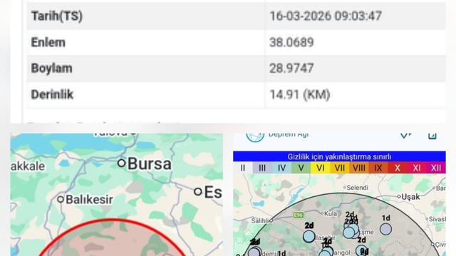 Buldan'da sabah saatlerinde deprem paniği yaşandı