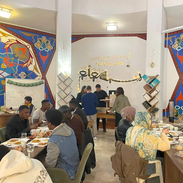 Yabancı uyruklu Müslüman öğrenciler için iftar programı düzenlendi