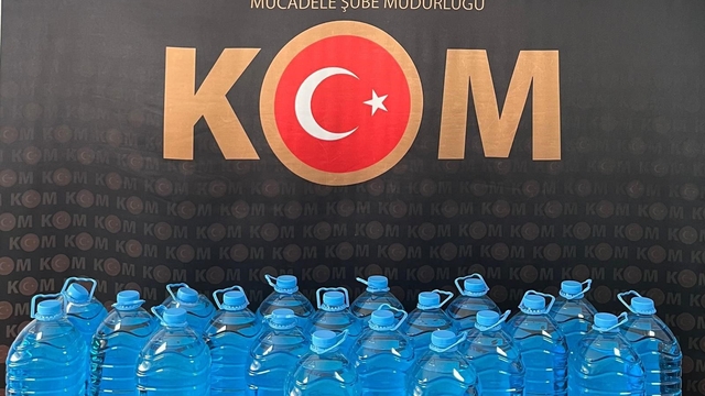 Yozgat'ta 160 litre etil alkol ele geçirildi