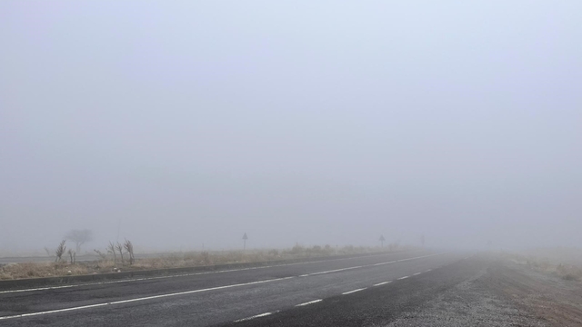 Niğde'nin yüksek kesimlerinde sis etkili oldu