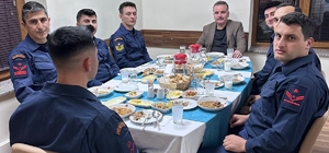 Kaymakam Odabaş Sahil Güvenlik personeliyle iftar yaptı