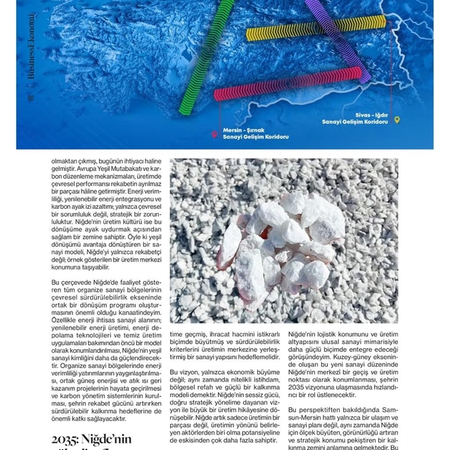 NÖHÜ Rektörü Hasan Uslu'dan Niğde'nin üretim potansiyeline dikkat çeken mak...