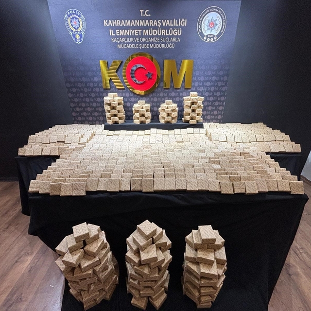 Kahramanmaraş'ta narkotik ve kaçakçılık operasyonu