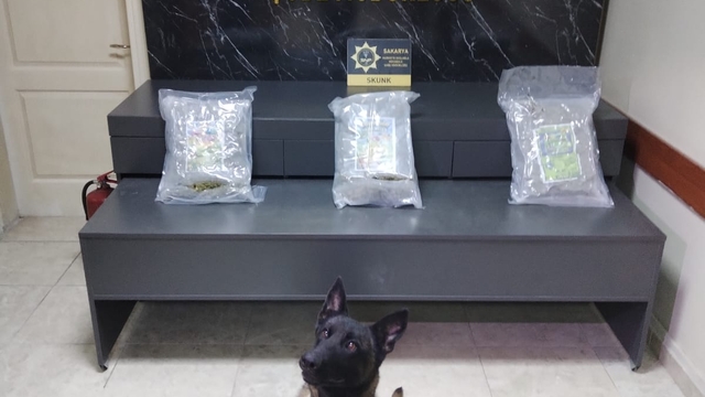 Sakarya'ya il dışından uyuşturucu madde sevkiyatı yapan 2 zanlı tutuklandı