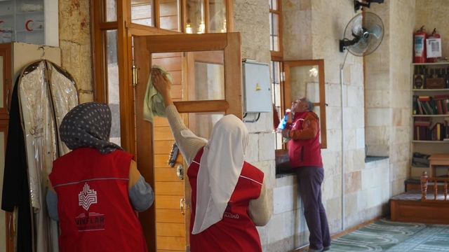 Gaziantep'te vakıf eseri camiler Kadir Gecesi ve Ramazan Bayramı'na hazır