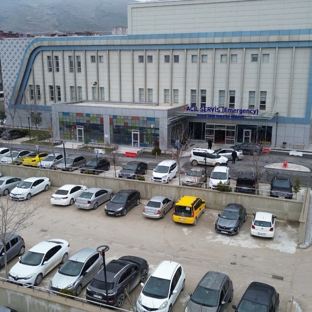 Battalgazi Devlet Hastanesi otoparkı yenilendi