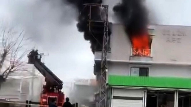 Batman'da korkutan yangın